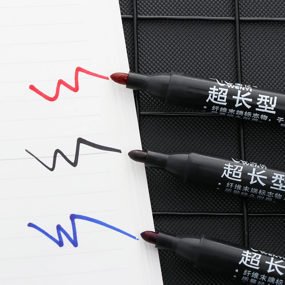 5 PCs/Set Highlighter Pen Ink Marker Office Signature Pens Fast Dry