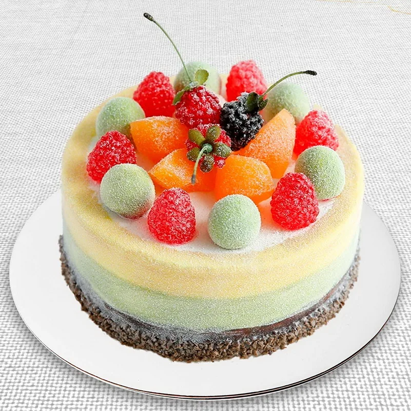 

High Quanlity Round Coated Circle Cakeboard Base Disposable Paper Coasters Practical Cupcake Board Portable Serve Bases 25pcs