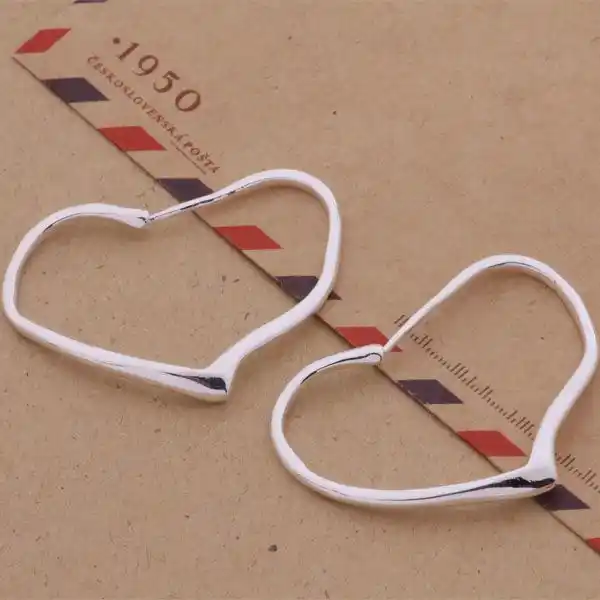 AE174 Горячие 925 серьги из стерлингового серебра, 925 серебряные ювелирные изделия, дорогой/дорогой сердце/cazaksga alhajcoa