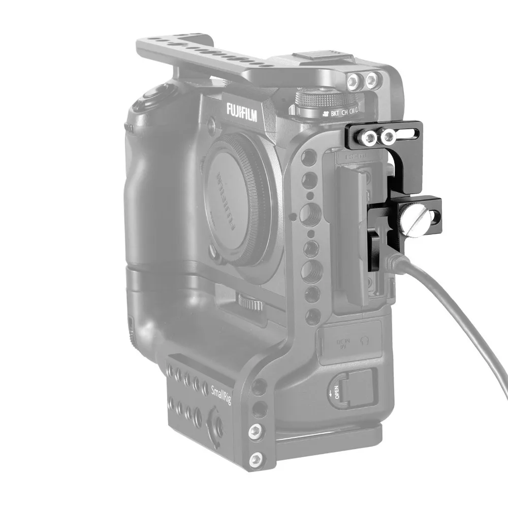  SmallRig HDMI Cable Clamp for Fuji X-H1 and for Fuji X-T2 Cage 2156