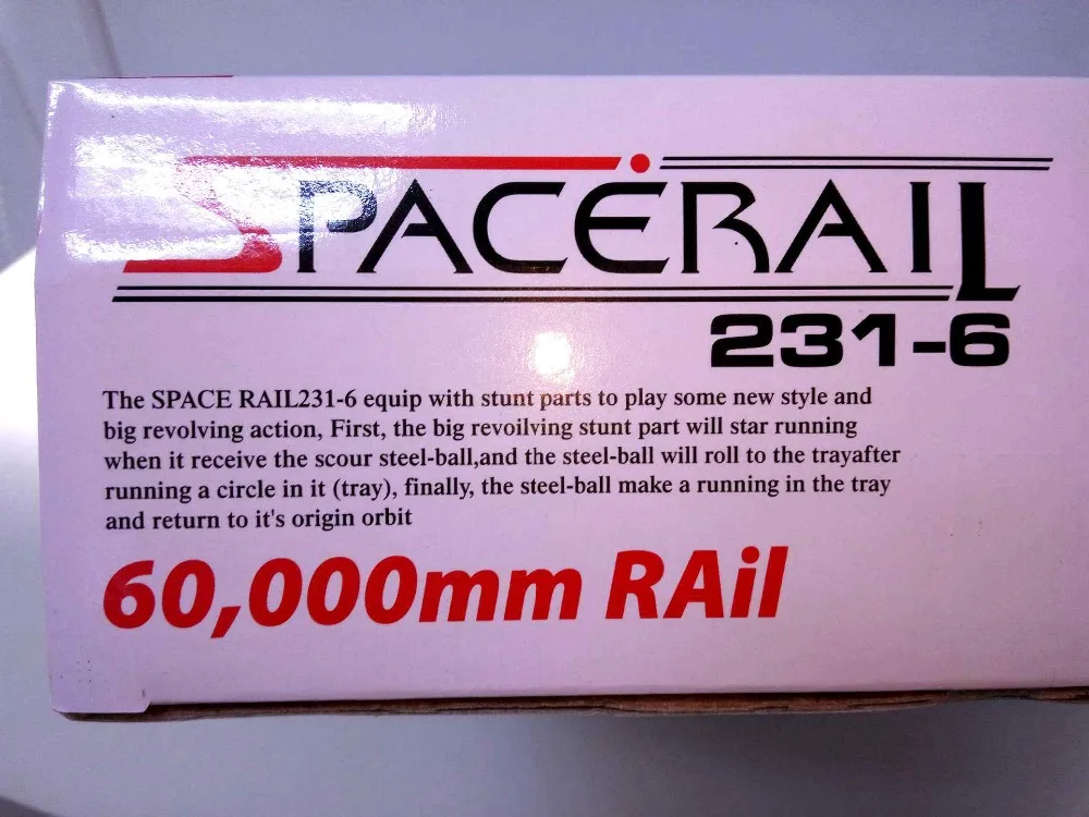 Уровень 6 (231-6) космический рельс, набор «Американские горки» высокого класса DIY игрушки Spacerail умные игрушки строительные блоки