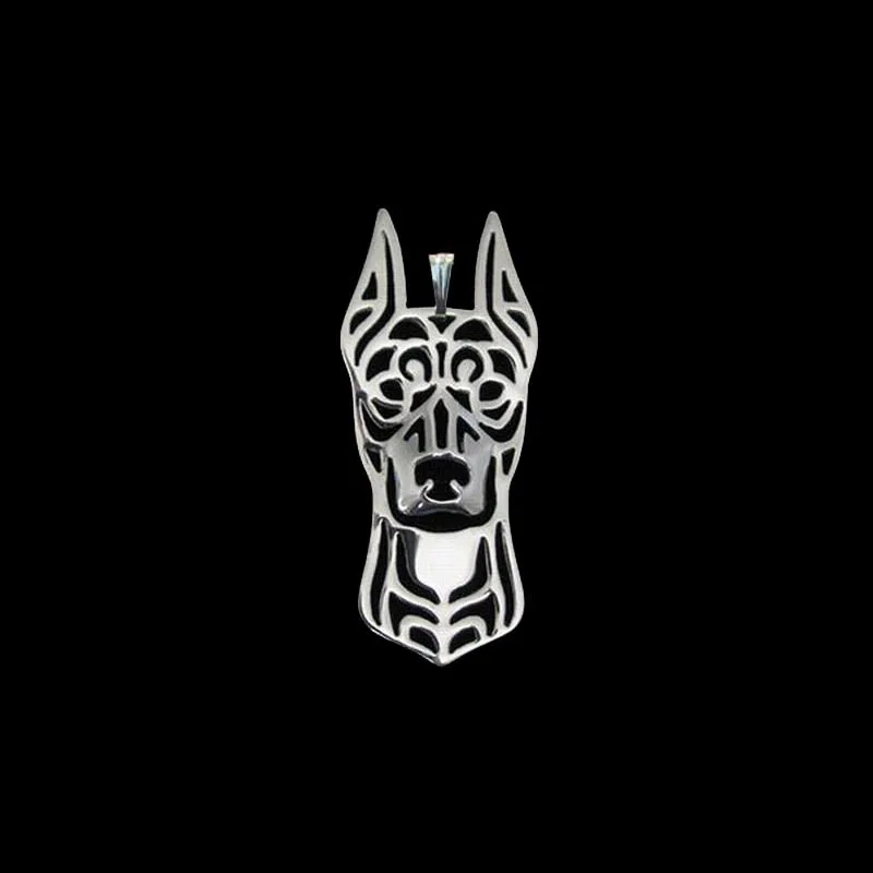 Немецкий Pinscher (укороченные уши) женская модель из металлического сплава |