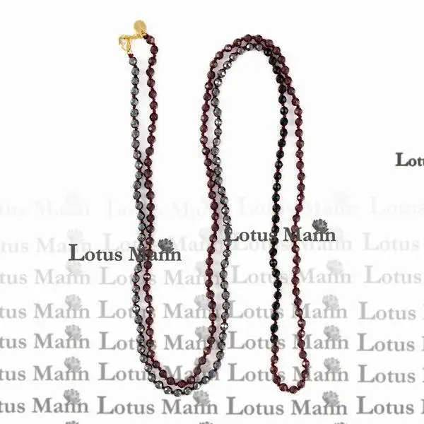 Ожерелье с гранатом Lotus Mann|necklace necklace|necklace mixgarnet necklace |