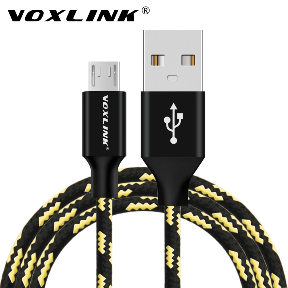VOXLINK Micro USB кабель для быстрой зарядки мобильного телефона 1 м 2 3 синхронизации