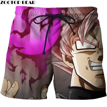 

Showing Teeth Dragon Ball Men Anime 3D Stone Printed Beach Shorts Casual Summer Male Quick Drying Board Shorts ZOOTOP BEAR