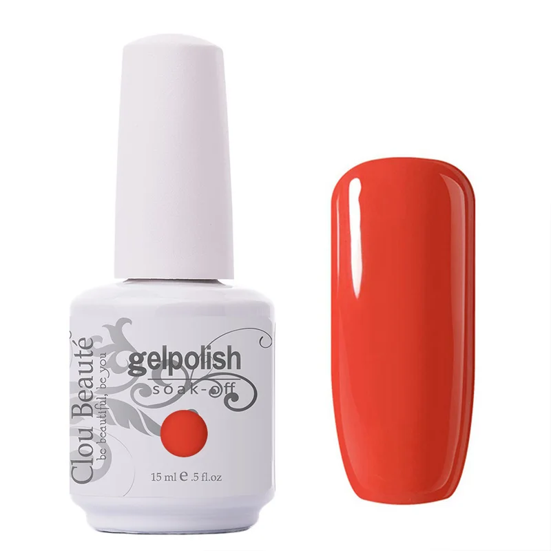 

New Arrival 220 Colors 15ml Clou Beaute BIZ-CB-B1463 Nail Gel Soak Off UV Led Nail Lamp UV Gel Polish