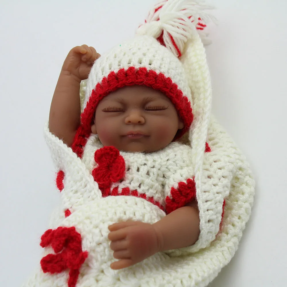 KAYDORA Reborn Baby Dolls, африканские силиконовые куклы для всего тела, черная кожа, 1 год, подарок на день рождения, 10 дюймов, для новорожденных девочек, детская игрушка для купания