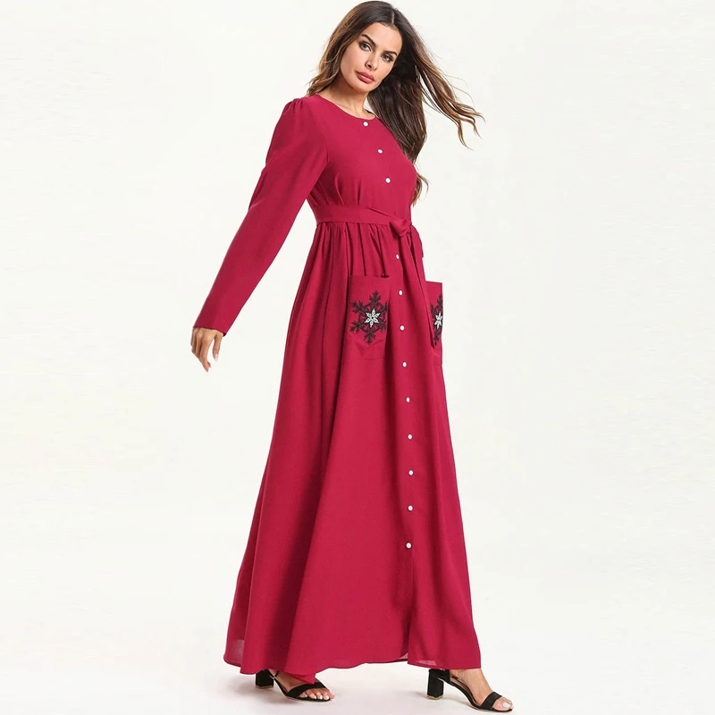 Vestidos Абаи Дубай, Турция исламский, арабский мусульманское платье ХИДЖАБ КАФТАН Elbise Рамадан Sukienki платья Eid одеяние мусульмане Longue