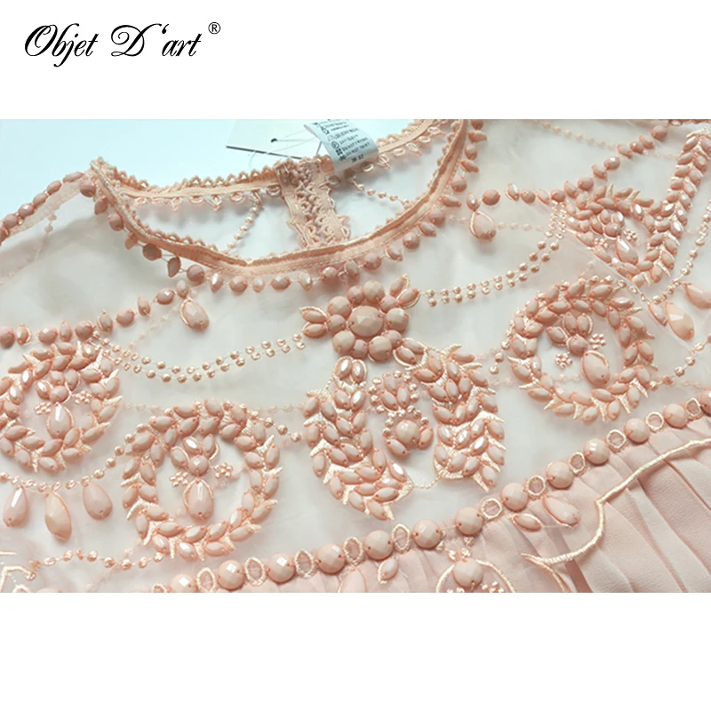 Элегантный Для женщин Платья для 2019 Марка Vestidos мода абрикос короткий рукав