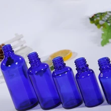 Лучшая, голубой стеклянный жидкий реагент, бутылочка с пипеткой с капельницей, капля ароматерапии, эфирное масло, Заправляемый спрей, бутылки