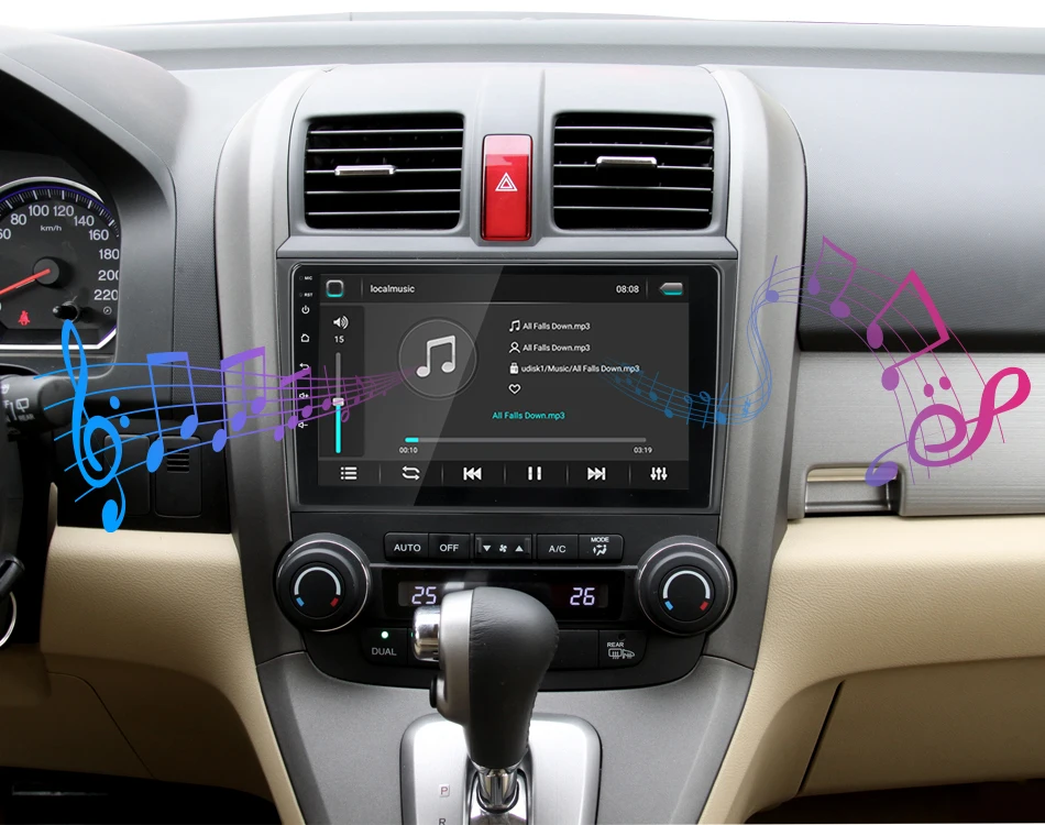 Sale Jansite 9" Car Android Radio for Honda CRV CR-V 2007 2008 2009 2010 2011  Multimedia player Navigation GPS 4G WIFI IPS screen 17