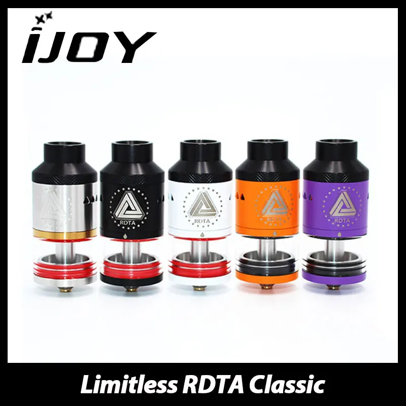 Authentic IJOY Limitless RDTA Atomizer 6.9ml with RBA Head RDTA Classic Edition Rebuildable Tank with 11 optional decks/coils цена Authentic IJOY Limitless RDTA Atomizer 6.9ml with RBA Head RDTA Classic Edition Rebuildable Tank with 11 optional decks/coils цены онлайн