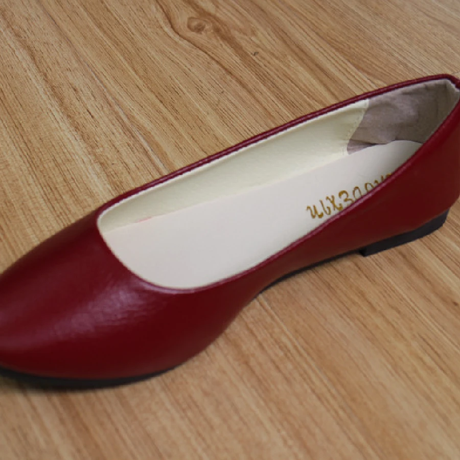 New Style Summer Spring Women Fashion Pointed Toe Hot Sale Female Flat Shoes Simple Slip on
