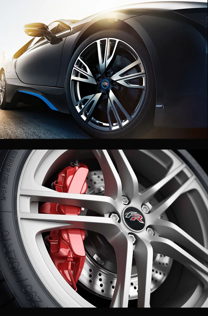 60mm//56mm FR Wheel Center Caps Cover Emblem For Seat Ibiza Leon Aftermarket yongyong2018888 4