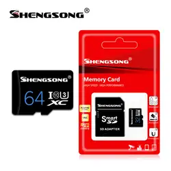 Micro sd 64 ГБ и 128 Гб 32 GB 16 GB 98 МБ/с. TF usb флэш-карты памяти microsd 8 GB/48 МБ/с. class10 оригинальный продукт доставка с адаптером