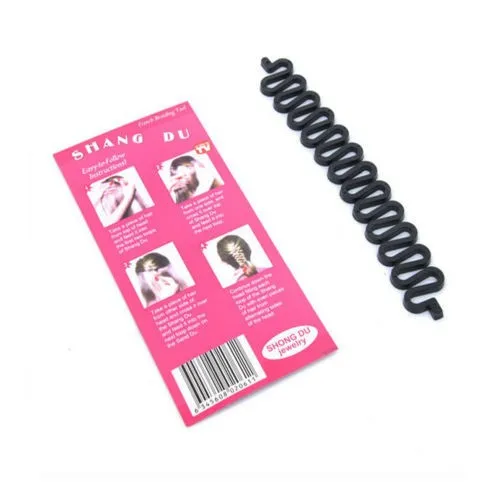1Pcs New Fashion French Hair Braiding Tool Roller With Hook Magic Hair Twist Styling Random Color