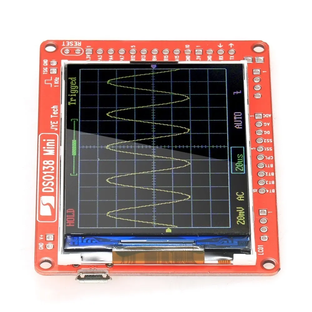 Цифровой мини осциллограф JYE Tech 1MSa/s 0 200 кГц DSO138 набор сделай сам части SMD