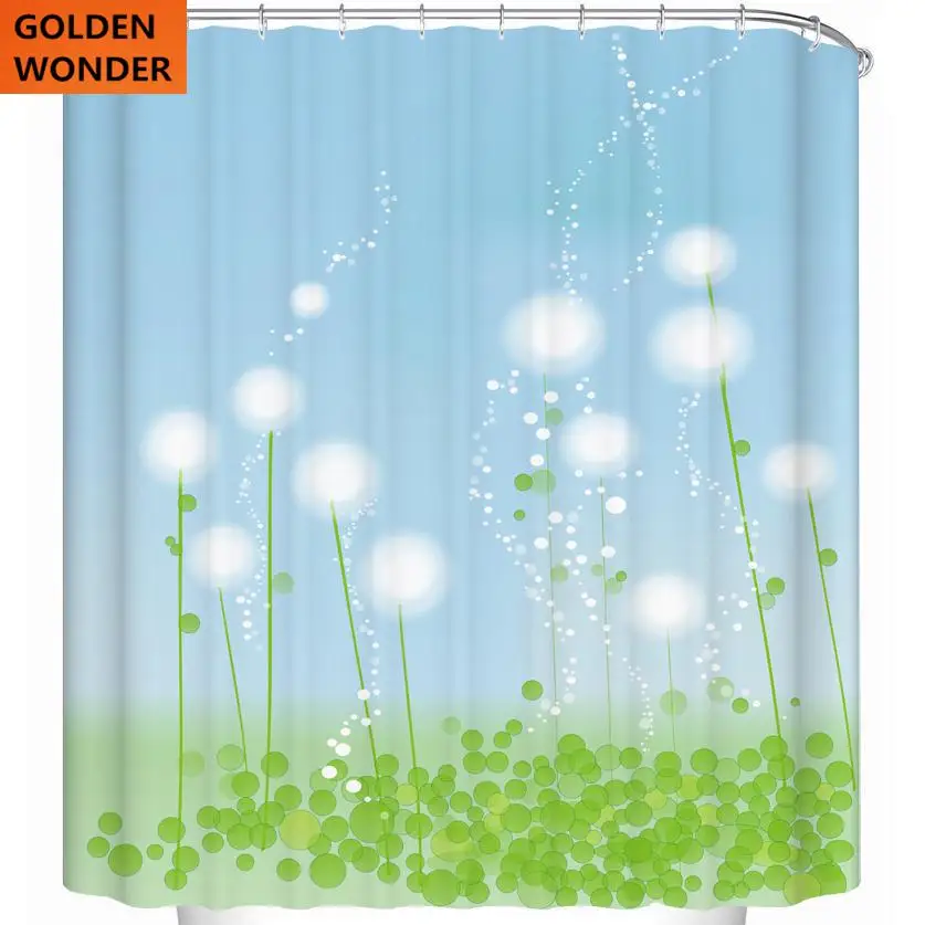 

New Arrival Shower Curtain Waterproof Thickening Bathroom Curtain Shower Curtains Shower Cloth Home Decor Polyster High Quality