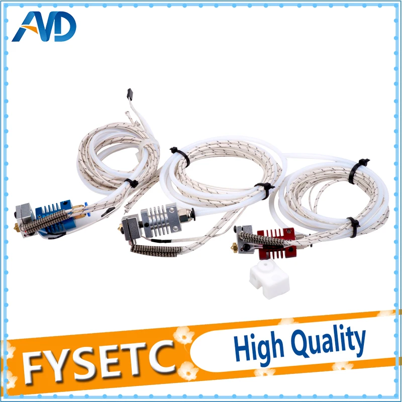 

1Set J-head Hotend Bowden Extrusion Head Kit With Heating Tube Thermistor For CREALITY CR-8/CR-10 Ender-3 1.75mm Nozzle 0.4mm