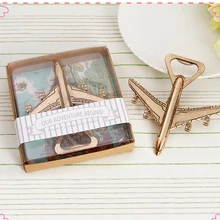 Металлическая открывалка для пивных бутылок античный самолет "Пусть начнутся приключения" открывалка для консервов креативные подарки для свадебных сувениров вечерние украшения