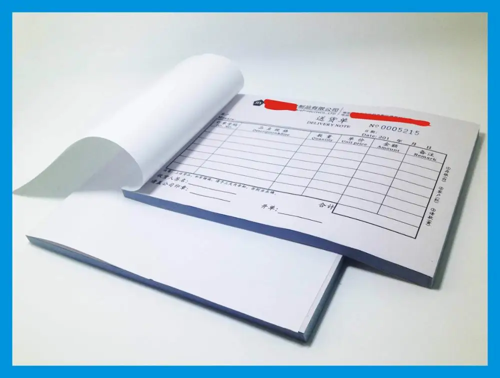 

50 Sheet 2-Part Carbonless copy paper Sales Order Books