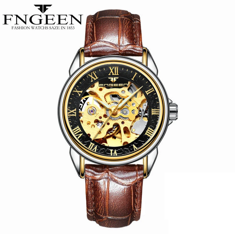 

Top Brand Women Watches Automatic Mechanical Watch Female Tourbillon Clock Reloj Mujer Skeleton Hour Wristwatch Relogio Feminino