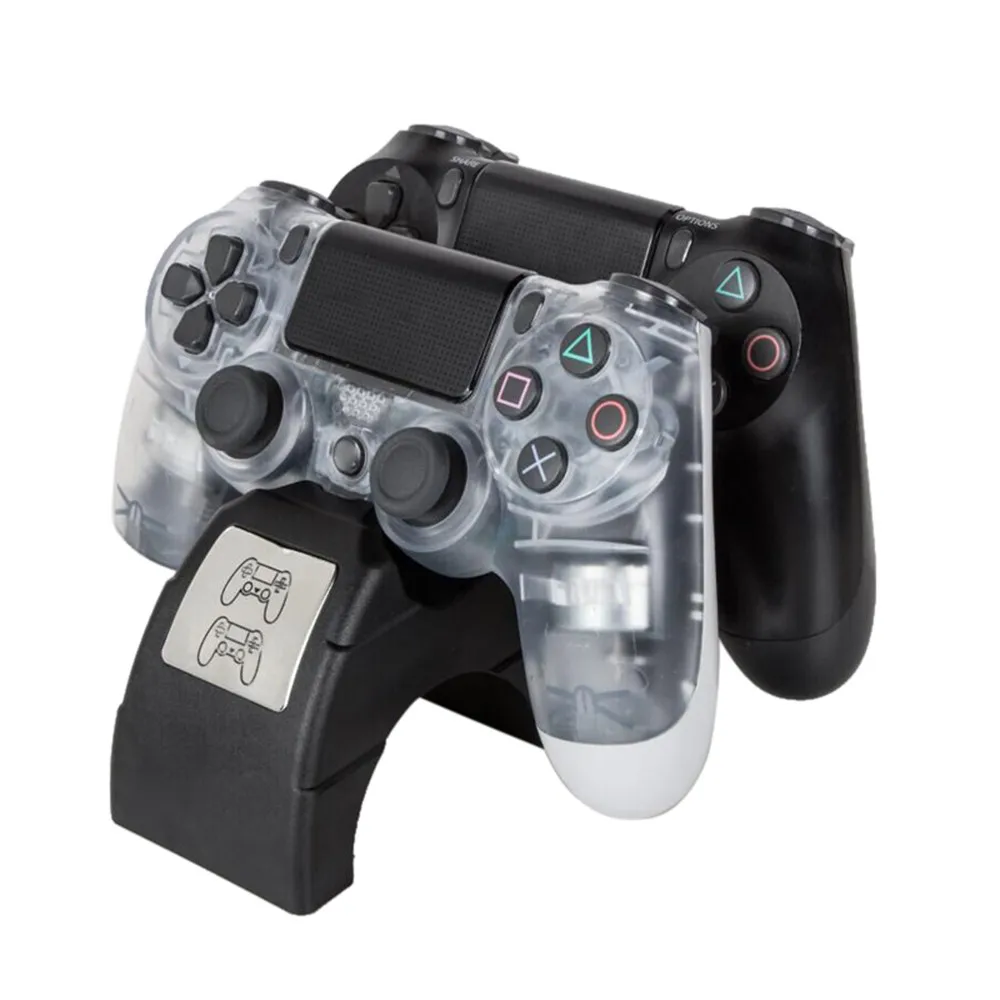 

Gamepads Console Dual Charger Charging Dock Station For Sony PS4 Dualshock Game Controller Holder Accessories 18Nov9