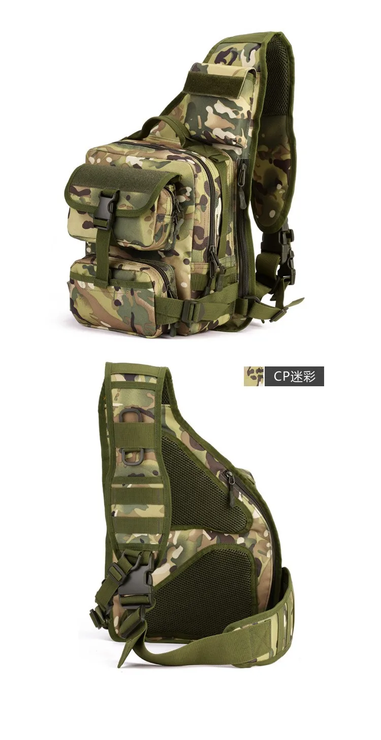 Для Мужчин Армия груди пакет Военная Униформа Молл Сумки на плечо водонепроницаемый нейлон сумка через плечо один мотоцикла сумка