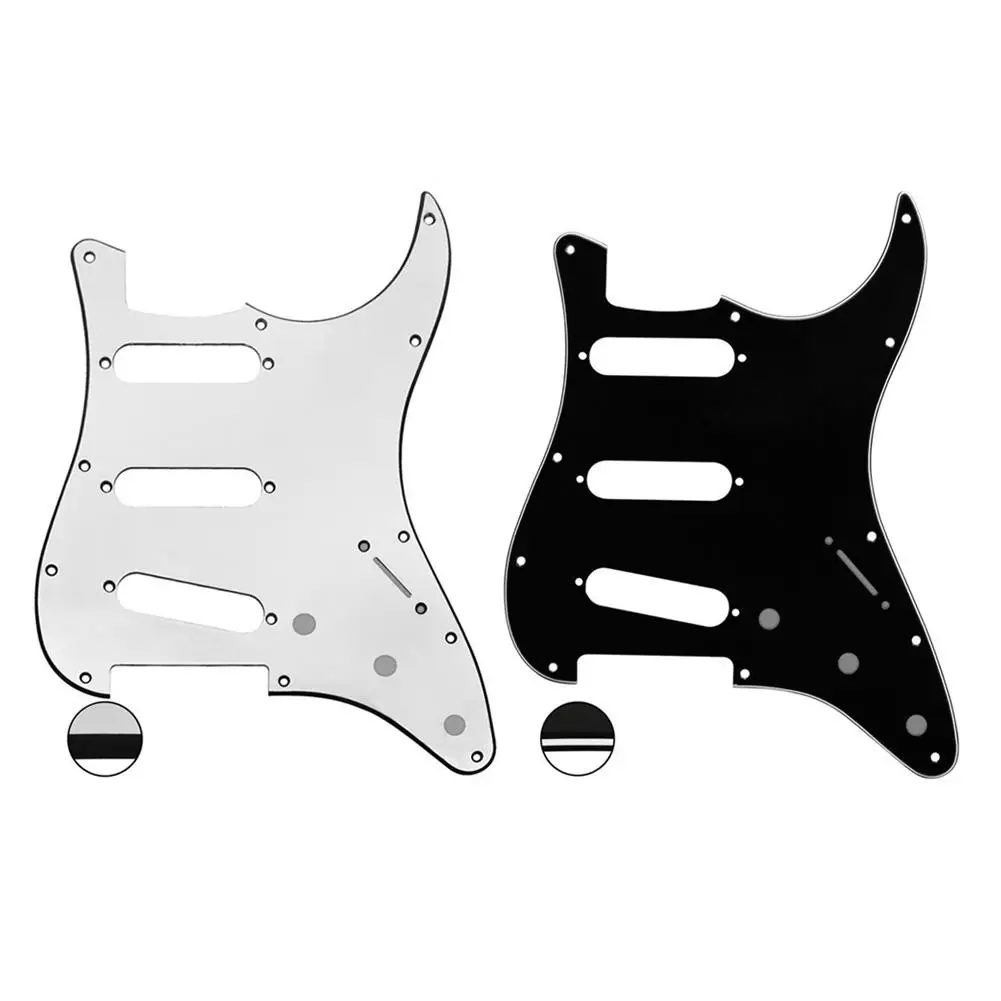 

Electric Guitar Pickguard Shield ST SQ Three Single Panel Electric Guitar Panel Musical Instrument Accessories High Quality