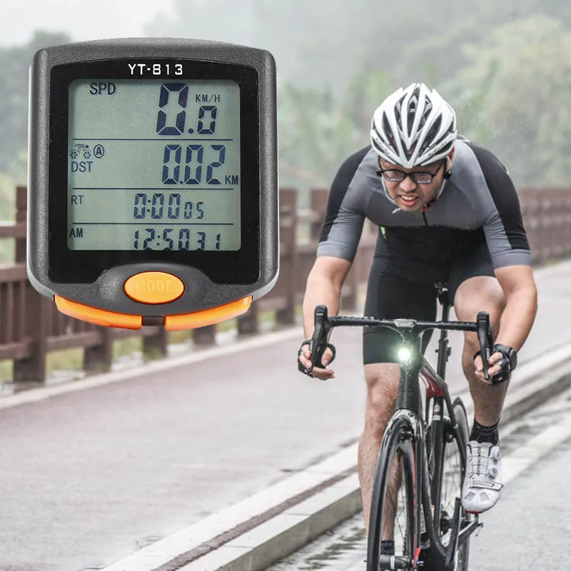 

NEW Wireless Bicycle Cycling Bike Computer Waterproof Speedometer Odometer Meter Bicycle Night Display Cycle Computer
