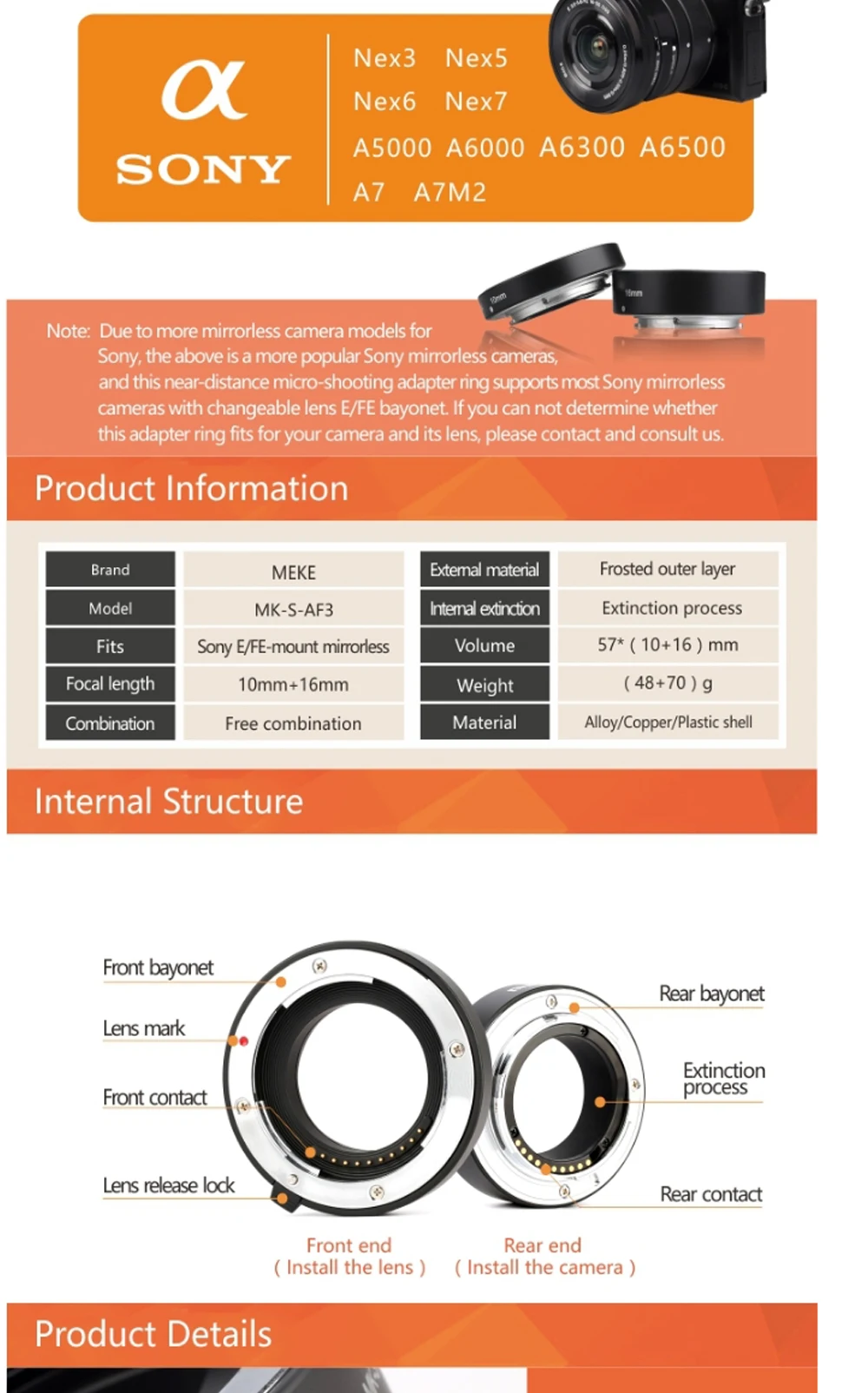 a6500 a9 a7r3 a7R4 NEX e-Mount Camera