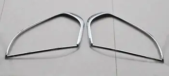 

Free Shipping ABS Chrome Front Headlight Lamp Cover Trim 2Pcs/Set For 2005 2006 2007 2008 2009 for Hyundai Tucson