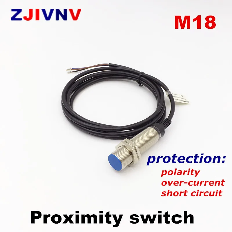 Высококачественный Бесконтактный Индуктивный переключатель M18 NPN PNP NO/NC Flush type 5 мм