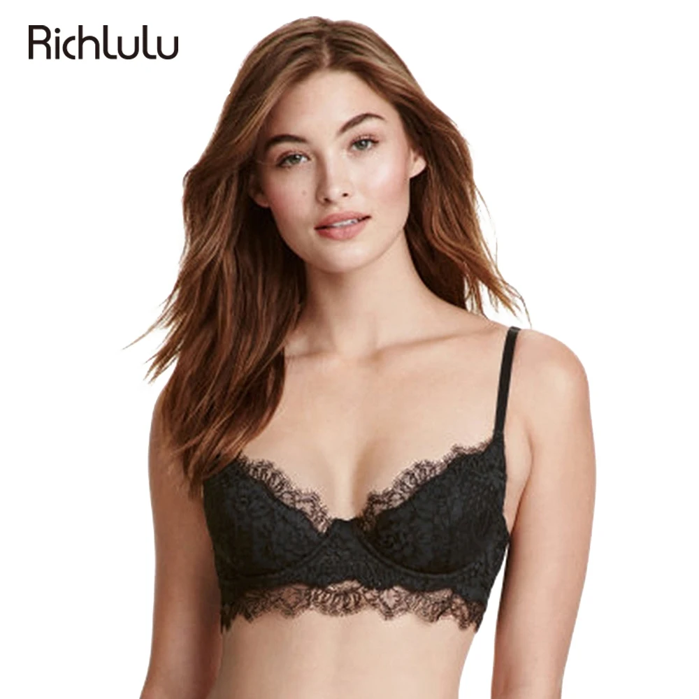Buy RichLuLu Apparel Solid Black Women Bra Seamless