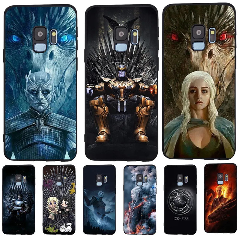 

Game of Throne marvel Luxury Custom For Samsung Galaxy S6 S7 Edge S8 S9 S10 Plus Lite Note 8 9 phone Case Cover Coque Etui Funda