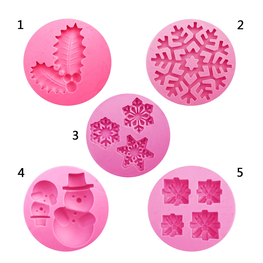 

2018 Christmas Snowflakes Silicone Mold Decorating Cupcake and Cake Side Fondnat Lace Molds Chocolate Moulds Sugarcraft