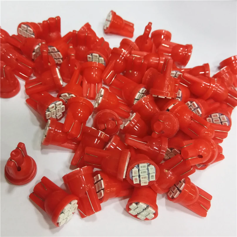 Автомобильный мигающий 50 шт. рекламный светодиод T10 8 smd 1206 светодисветодиодный s