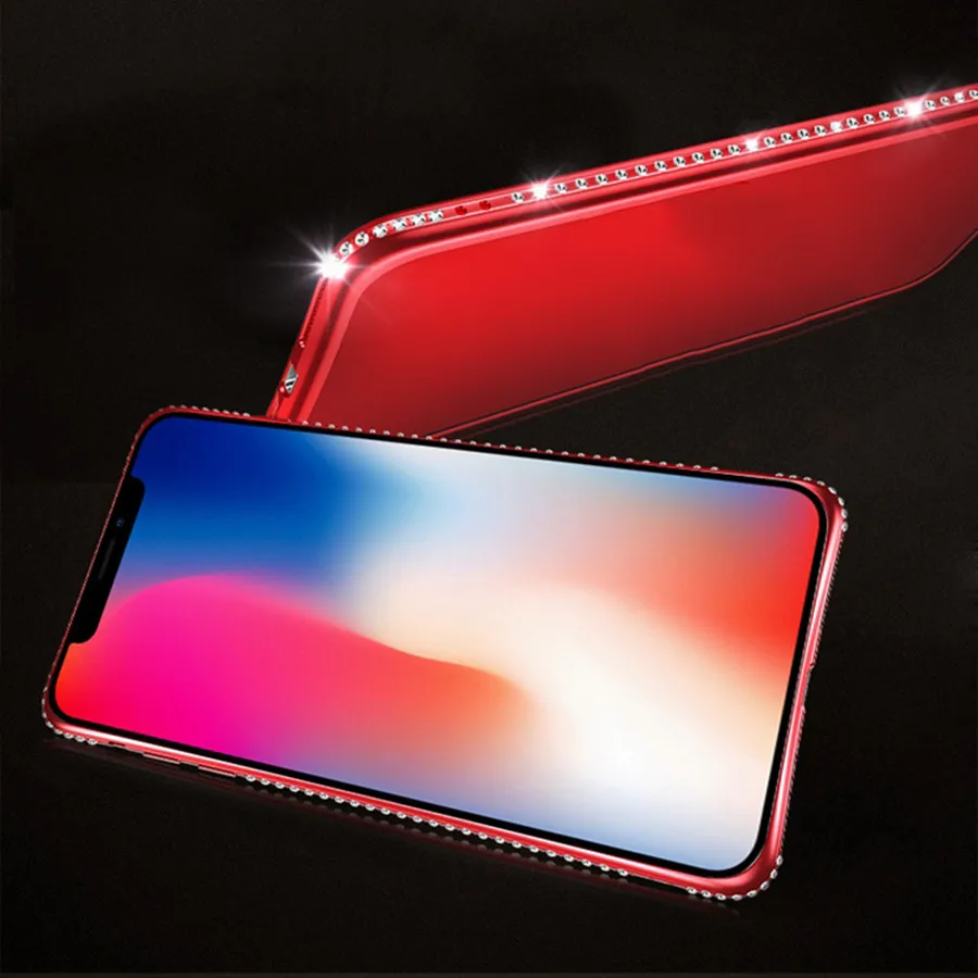 Чехол для iPhone 6 6S 7 8 Plus X XR Xs Max Huawei P20 Lite P30 Pro Nova 3 3i Honor 7X 8X роскошный блестящий