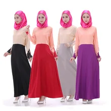 Hot new Muslim Clothes Hui folk style new color lace islamic dress robe musulmane dresses cuff support abaya djellabas caftan