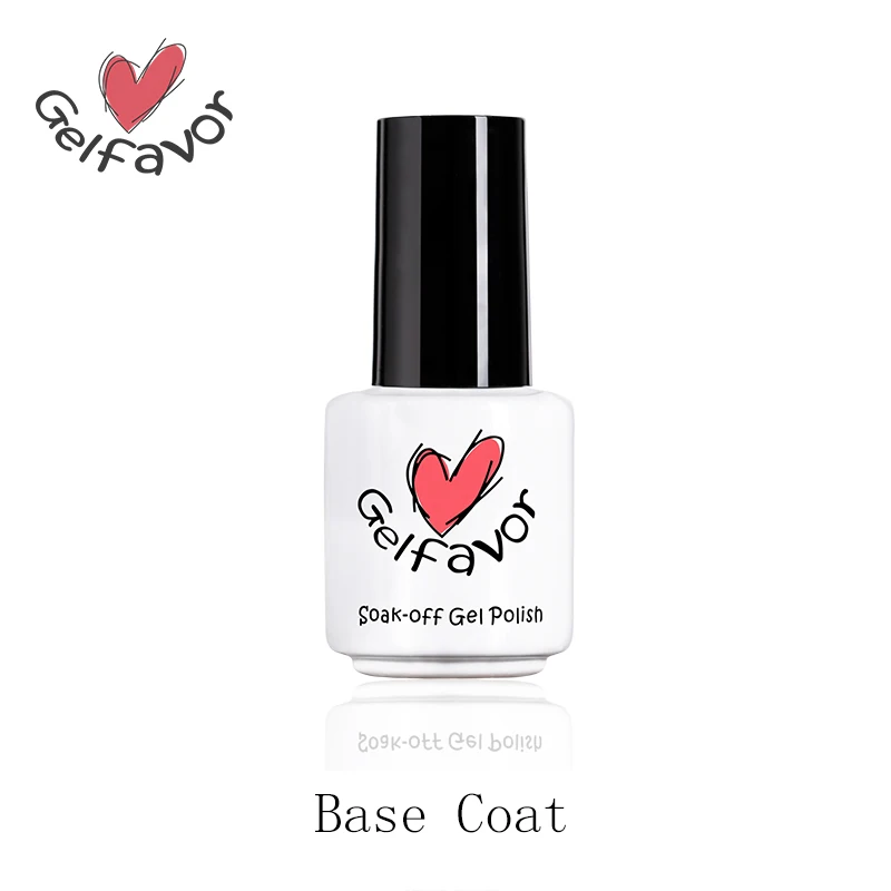 

Gelfavor UV LED Base & Top Coat Functional For UV Gel Polish Long Lasting Nail Gel for Nail Art Nail Primer Soak off Nail Polish