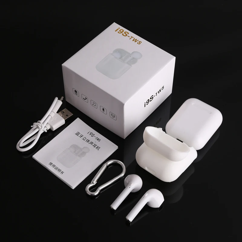 

OKWISH i9s TWS Mini Wireless Bluetooth 5.0 Earphone In-Ear Stereo Earbud Headset with Charging Box Mic For All Smart Phone