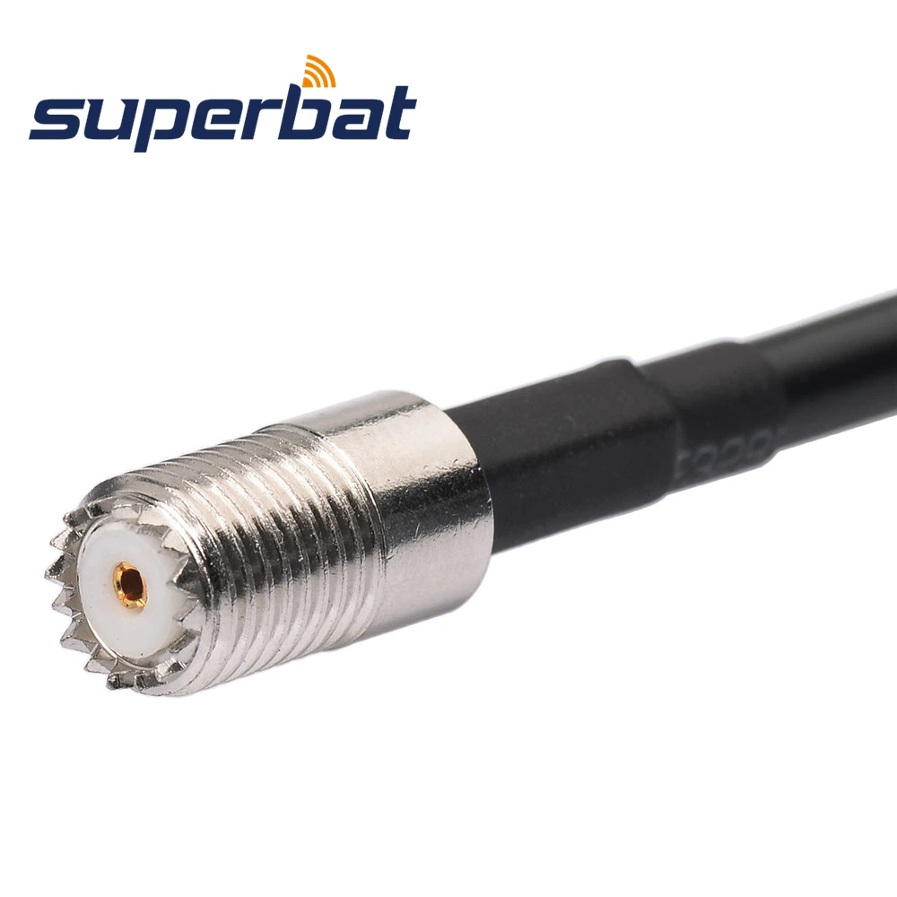 Superbat Mini-UHF Female to Mini-UHF Male Connector Extension Cable Truck/Car Satellite Antenna for XM Satellite Radio Aerial