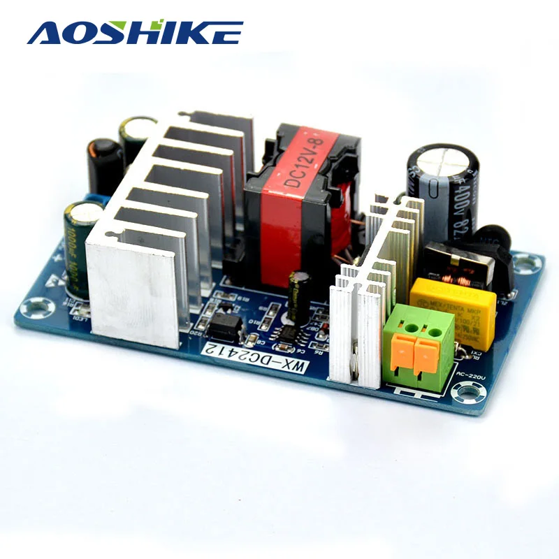 AOSHIKE AC 85 265V To DC 12V 8A
