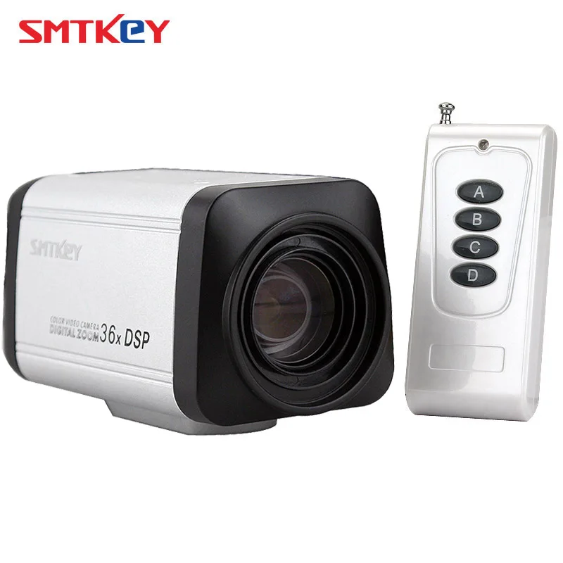 AHD Remote Control 2.0MP Auto focus Zoom Box AHD CCTV Camera 36X 1080P