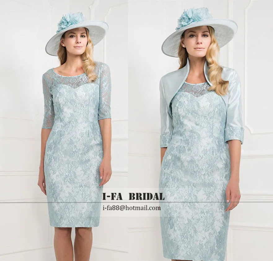 pale blue mother of the bride dresses
