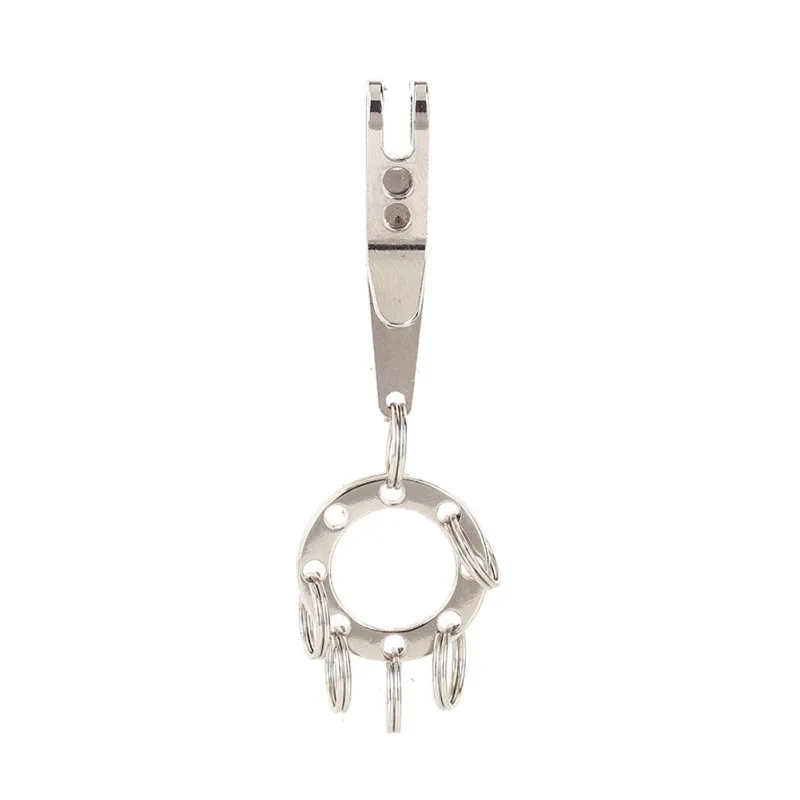 

Pocket Suspension Cash Clip Keychain EDC Mini Flashlight Clip Key Chain With UFO Buckle EDC Outdoor Key Ring Carabiner