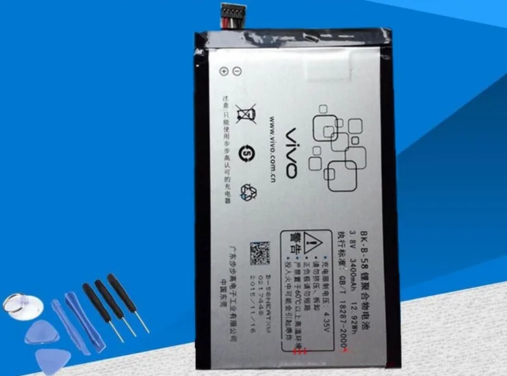 FOR BBK/VIVO Xplay X510 X510T X510W BK-B-58 battery Rechargeable Li-ion Built-in mobile phone lithium polymer | Электроника