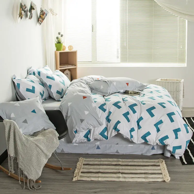 

Green Arrows Bedding Sets 100% Cotton Quilt Duvet Cover Symbol Sheet Pillowcases Double Queen King Size 4PCS