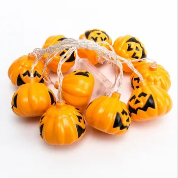 

Halloween LED Creative Light String Manual DIY Smiley Pumpkin Light String Battery Ins Style Decorative Light String