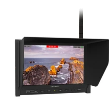 Lilliput 339/DW Fatshark 5,8G приемник двойные антенны 7 дюймов HD беспроводной черный жемчуг FPV камера монитор Встроенный аккумулятор(черный